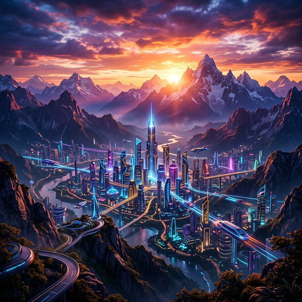 Epic Cinematic Landscape